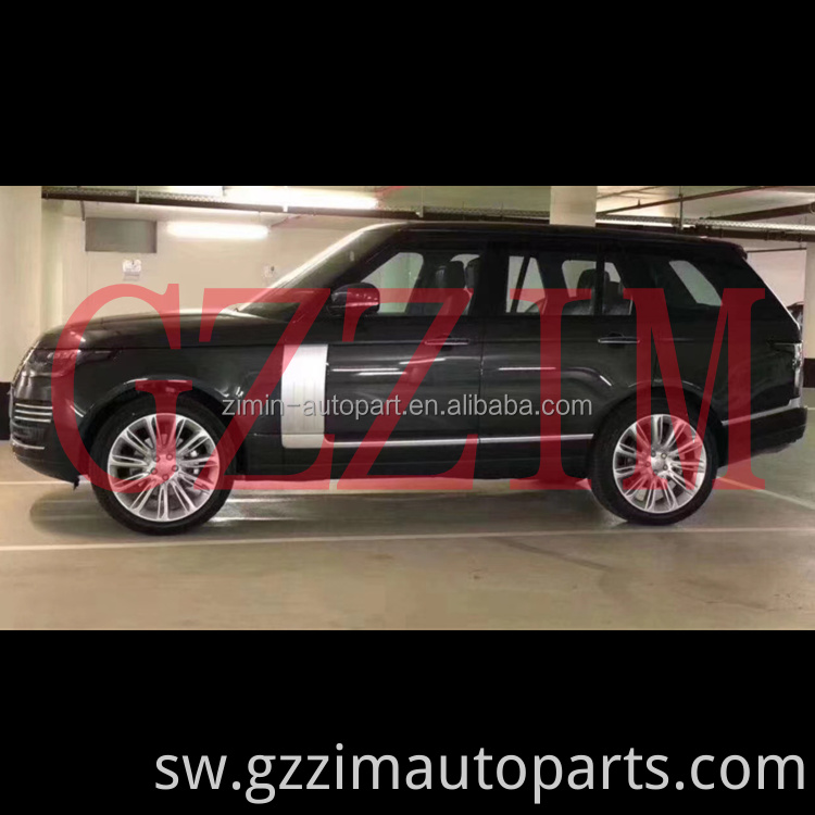 2018 auto gari trim kit nyeusi na fedha kwa 2018 rr v*gue